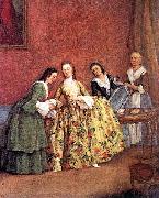 LONGHI, Pietro The Venetian Lady's Morning s Spain oil painting artist